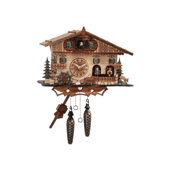 Quartz cuckoo clock with music dancing couples 410QMT