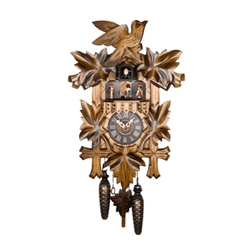 Cuckoo Clock - The Traditional Vine Leaves 532QMT