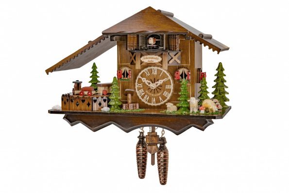 Train Cuckoo Clock electronic 42810QMT