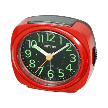 Rhythm Bedside Clock Red CRE848WR01