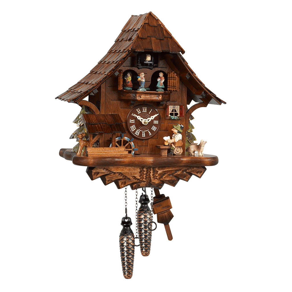 Beer-drinkers-Quartz-Cuckoo-Clock-492QMT