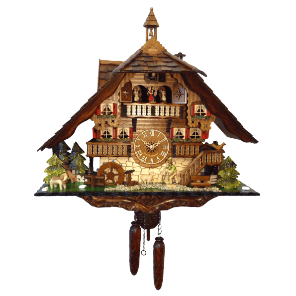 Quartz Black-forest Cuckoo Farm house 48912QMT LARGE