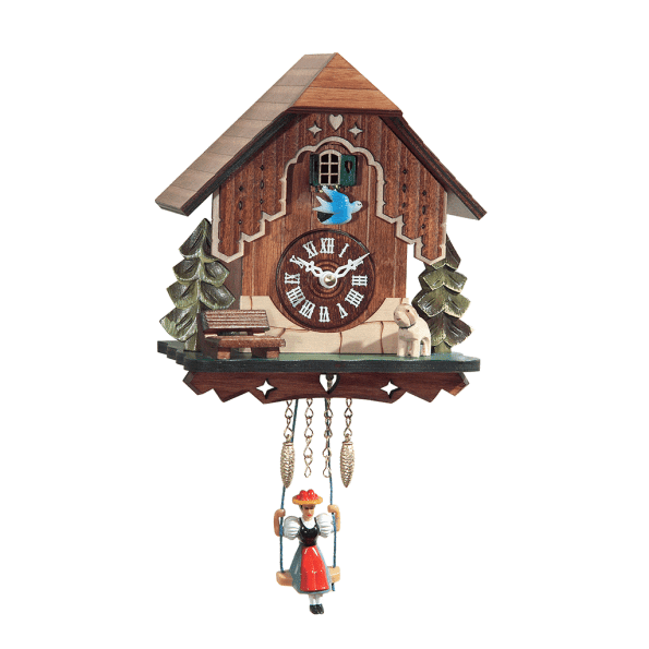Swinging Doll clock with quartz-movement 0186SQ