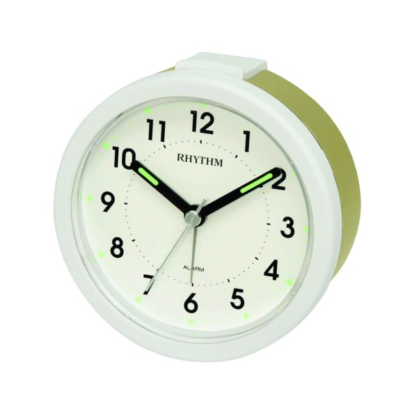 Rhythm Bedside Clock CRE232NR18 GOLD