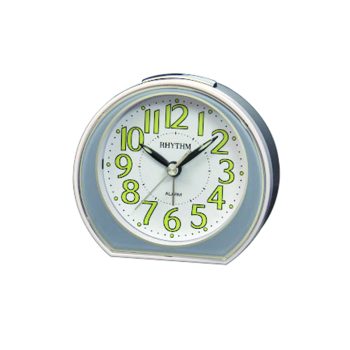 Rhythm Bedside Clock  CRE877NR03 PEARL WHITE