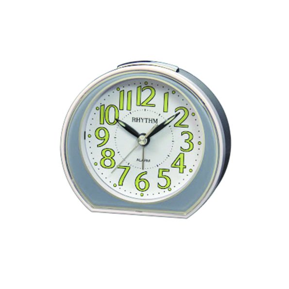 Rhythm Bedside Clock  CRE877NR03 PEARL WHITE