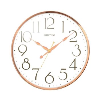 Rhythm CMG569NR13 Wall Clock ROSE/GOLD