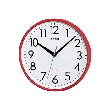 Rhythm CMG716NR01 Wall Clock RED