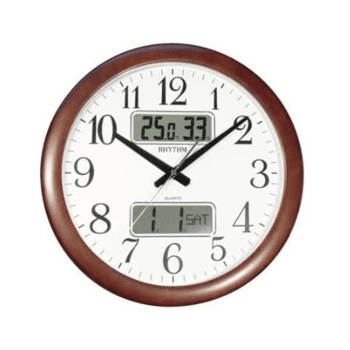 Rhythm Wall Clock Digital/Analog - CFG901NR06