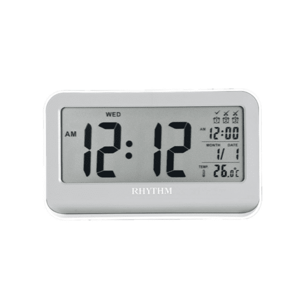 Rhythm Thermometer Beep Digital Alarm Clock LCT097NR03