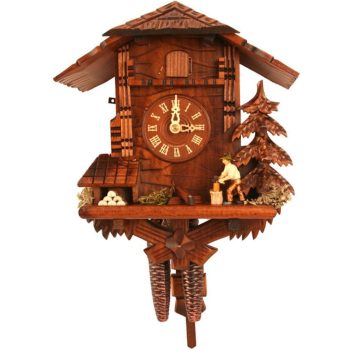 435 Cuckoo Clock 1 Day mechanical  WOOD CHOPPER