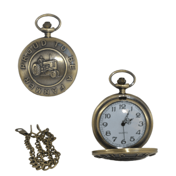 PQ8100 - Bronze Pocket watch Traktor