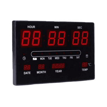 Digital LED Number Clock 3319 RED