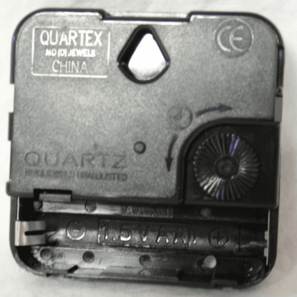 snap-in clock movement with Non-Threaded Shaft - Image 2
