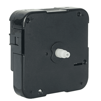 snap-in clock movement with Non-Threaded Shaft