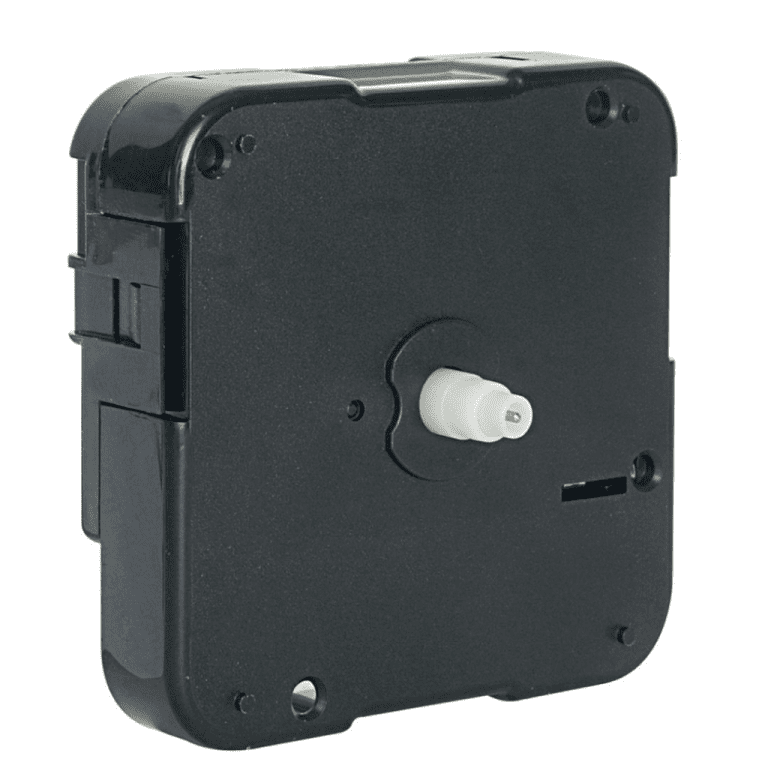 snap-in clock movement with Non-Threaded Shaft front