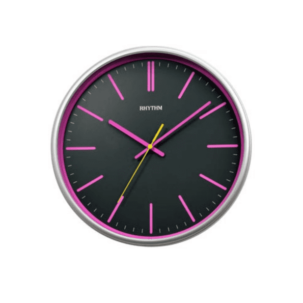 PURPLE RHYTHM WALL CLOCK CMG544NR12