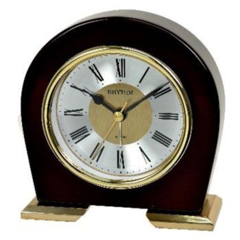 Rhythm Wooden Clock - CRE959NR06 Desc/Alarm Clock