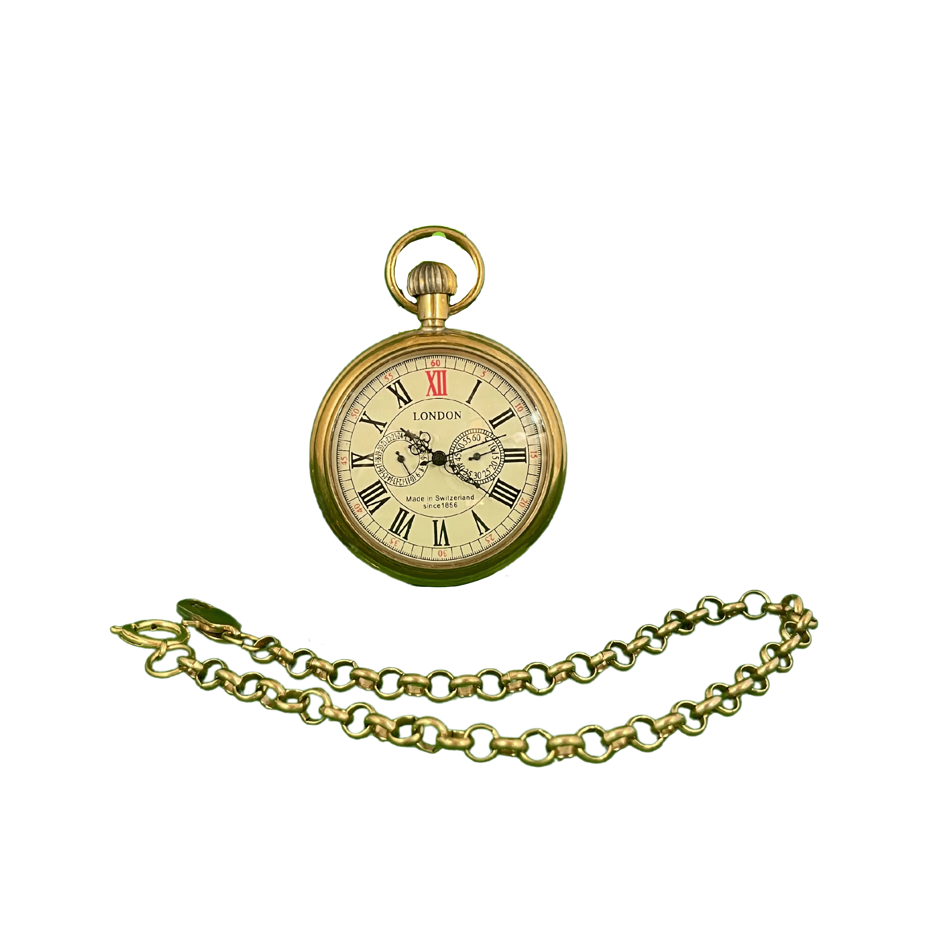 Brass pocket watch sale