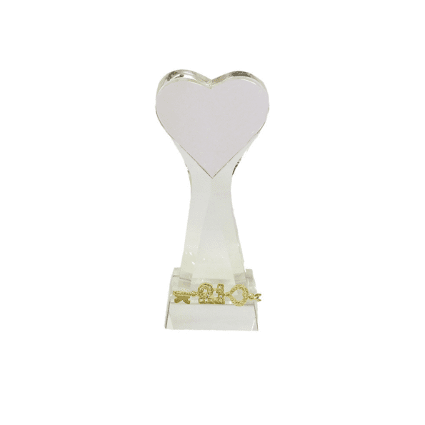 TK1014 Large Pink Heart  21st Key
