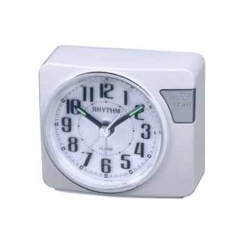 CRE842NR03 - White Rhythm Bedside Clock