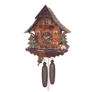4769/8 8 Day Cuckoo Clock mechanical FISHERMAN