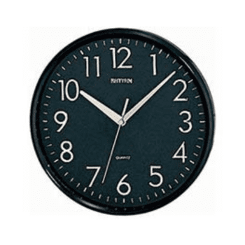 Rhythm Wall Clock Global Timepiece CMG716NR02 Black
