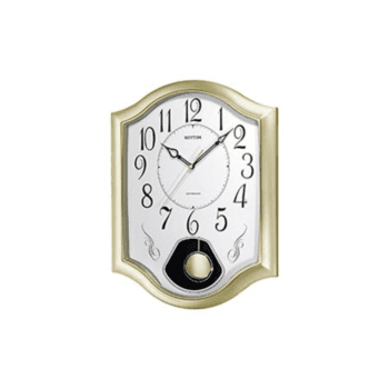 RHYTHM WESTMINSTER WALL CLOCK GOLD - CMJ494BR18