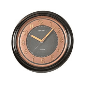 RHYTHM WESTMINSTER WALL CLOCK BLACK - CMH802NR02