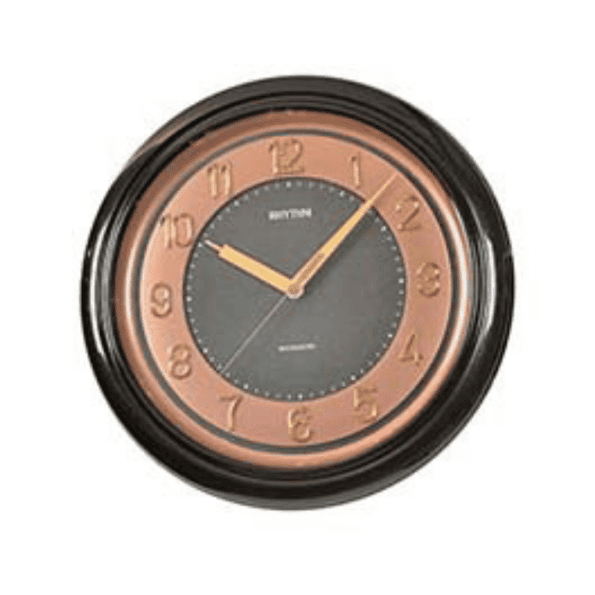 RHYTHM WESTMINSTER WALL CLOCK BLACK - CMH802NR02