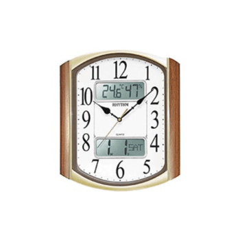 RHYTHM DIGITAL/ANALOG WALL CLOCK CFG708NR06