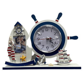 Nautical Photo Frame Clock NC1