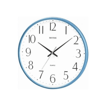 Rhythm Wall Clock CMG817NR04 Metallic Blue