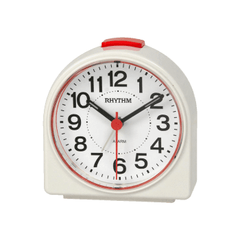 RHYTHM BEDSIDE CLOCK CRE303NR01 - Red