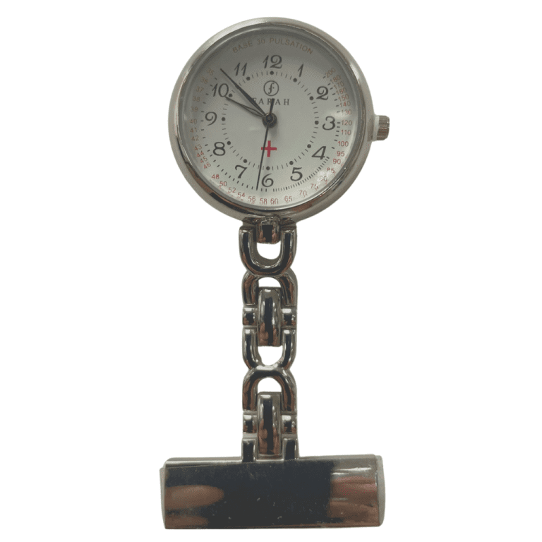 Nurse watch silver