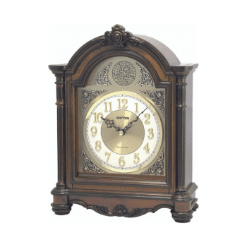 Rhythm Immaculate High Quality Mantel Clock With Chimes CRH167NR06