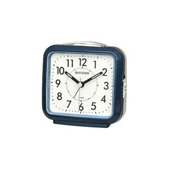 RHYTHM BEDSIDE CLOCK CRE894NR04 BLUE