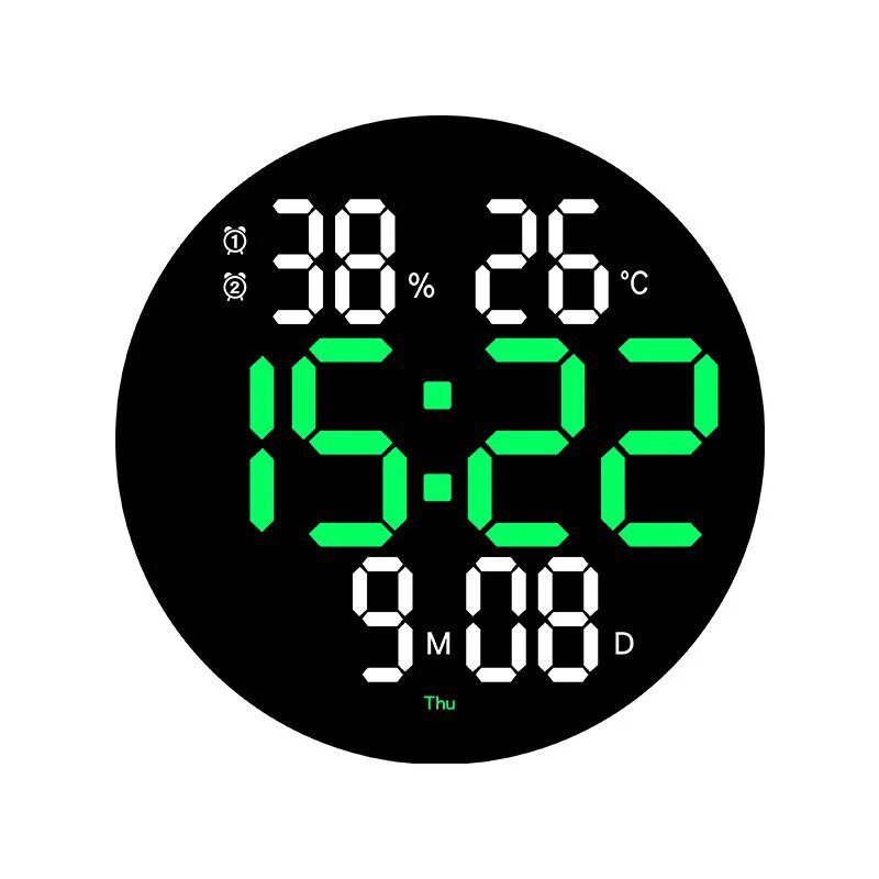 LED CLOCK DS3813L GREEN TIME Timecentre