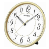 Rhythm CMG440NR18 Wall & Table Clock- Gold 20cm - Image 2