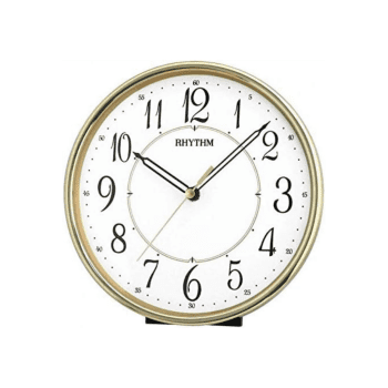 Rhythm CMG440NR18 Wall & Table Clock- Gold 20cm