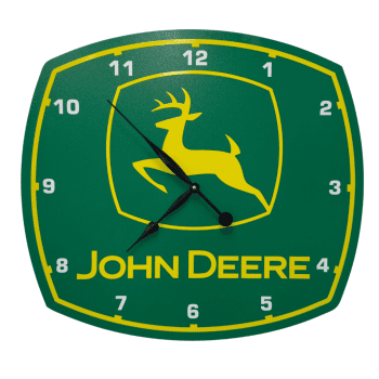 JD100 - John Deere Logo Wall Clock