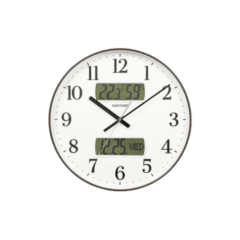 Rhythm Clock Analog / Digital CFG724NR06