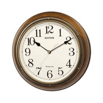 RHYTHM WESTMINSTER WALL CLOCK BROWN - CMH722CR06