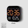 ZAVASIKA Plastic Digital LED Wall Clock 6650 - Image 8
