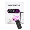 Digital LED Wall Clock with Remote Control - GH8021 - Image 2
