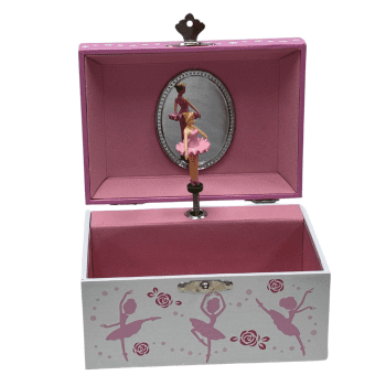 Pink Jewellery Ballerina Music Box JB875