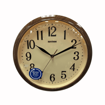 Rhythm Wall Clock Brown - CMG613NR06