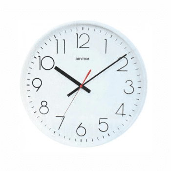 RHYTHM WALL CLOCK WHITE - CMG602NR03