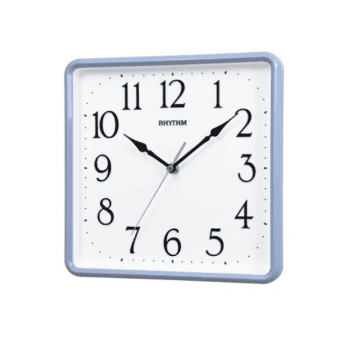 RHYTHM WALL CLOCK BLUE - CMG597NR04