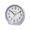 BEDSIDE CLOCKS  PURPLE - 8RE669SR12